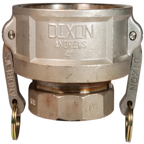 3020-D-SS Cam & Groove Reducing Type D Coupler x Female NPT 3020-D-SS Stainless steel Type D Jump Size Couplers